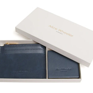 Mirror & Purse Set - Navy - fineandsandy