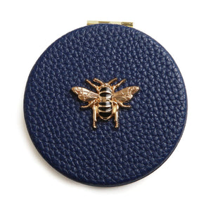 Navy Round Compact - fineandsandy