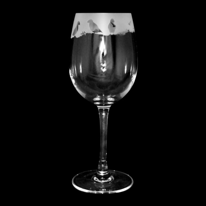 Puffin Wine Glass