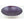 Purple Enamelled Large Round Bowl On Silver Polished Aluminium - fineandsandy