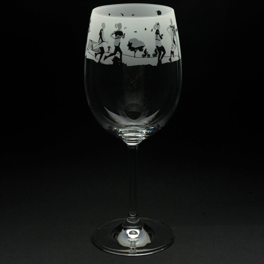 Running Design Wine Glass