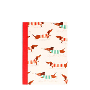 Sausage Dog A6 Notebook - fineandsandy