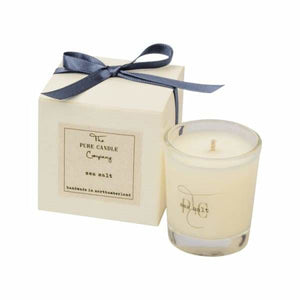 Sea Salt Small Candles - Pure Candle Company - fineandsandy