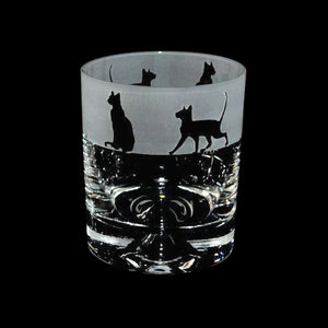 Siamese Cat Whisky Glass - fineandsandy