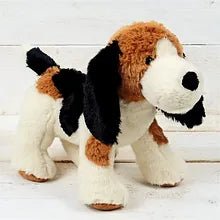 Snuggly Brown/Black Puppy Dog For Babies Small - fineandsandy