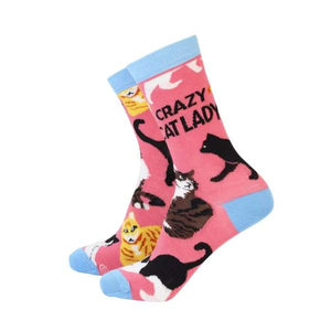 Socks Crazy Cat Lady - fineandsandy