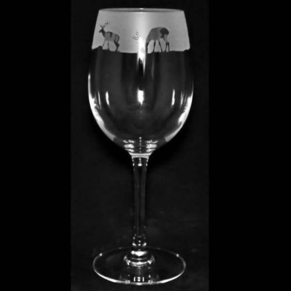 Stag Design Wine Glass (350ml) - fineandsandy