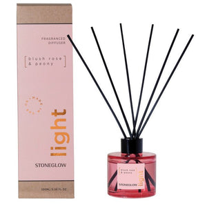 Stoneglow Light - Blush Rose & Peony Diffuser - fineandsandy