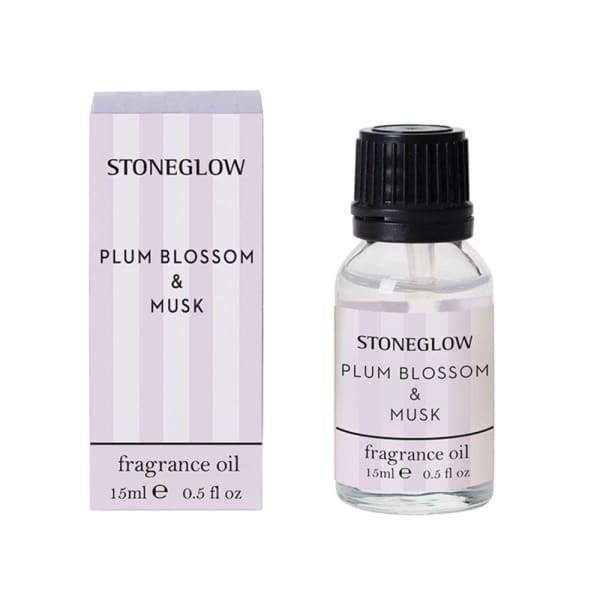 Stoneglow Plum Blossom And Musk Mist Diffuser Essential Oil (15ml) - fineandsandy