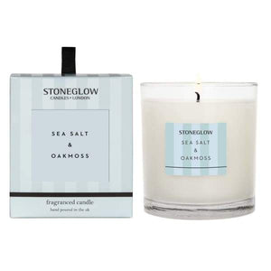 Stoneglow Sea Salt and Oak Moss Scented Candle - fineandsandy