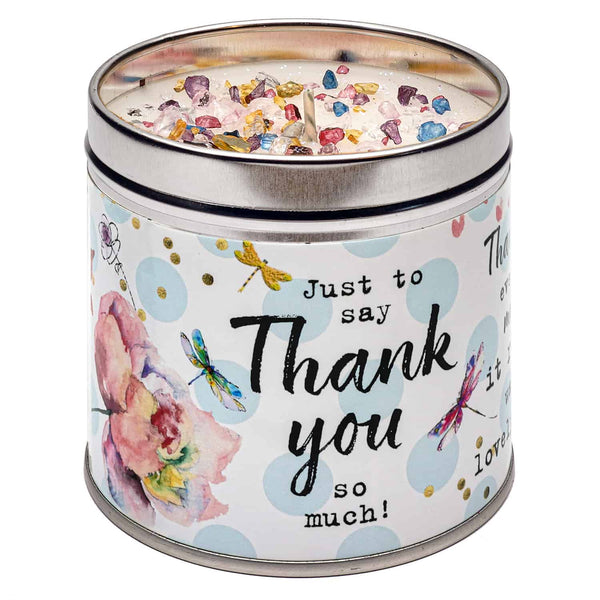 Thank You Candle - fineandsandy