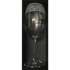 Thistle Design Wine Glass (350ml) - fineandsandy