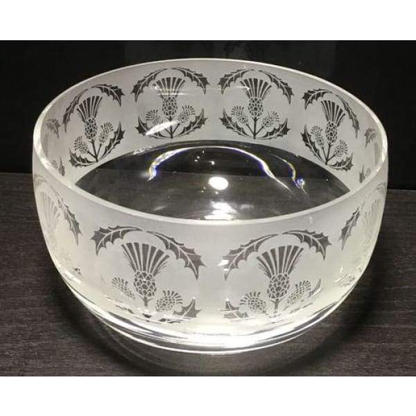 Thistle Small Glass Bowl by Milford Collection - fineandsandy