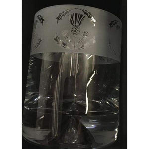 Thistle Whisky Tumbler Glass by Milford Collection - fineandsandy