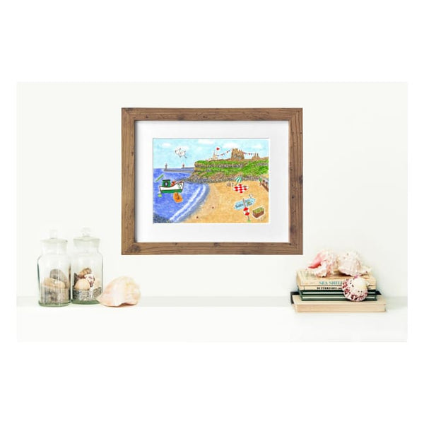 Tynemouth Print (10"x8") by Zoe Emma Scott - fineandsandy