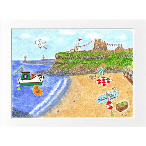 Tynemouth Print (10"x8") by Zoe Emma Scott - fineandsandy