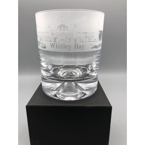 Tynemouth & Whitley Bay Scenes Whisky Glass - fineandsandy