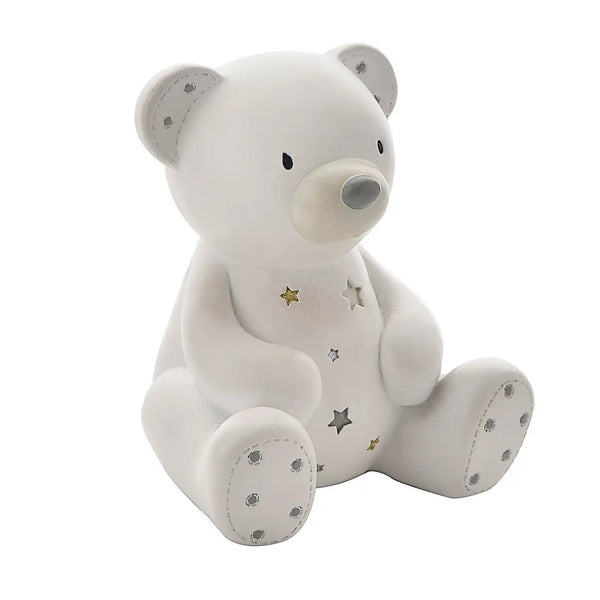 White Teddy Money Box - fineandsandy