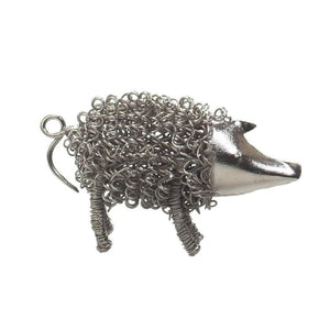 Wiggle Piglet Metal Animal - fineandsandy