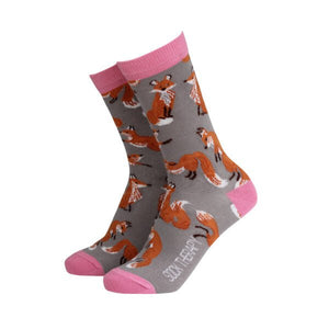 Women's Fox Socks - fineandsandy