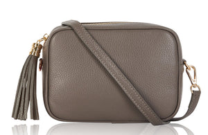 Cinder Tassel Handbag In Italian Leather