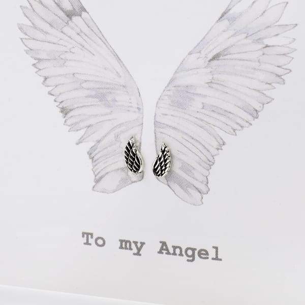 Angel Wings Earring Card - Jewellery - Earrings