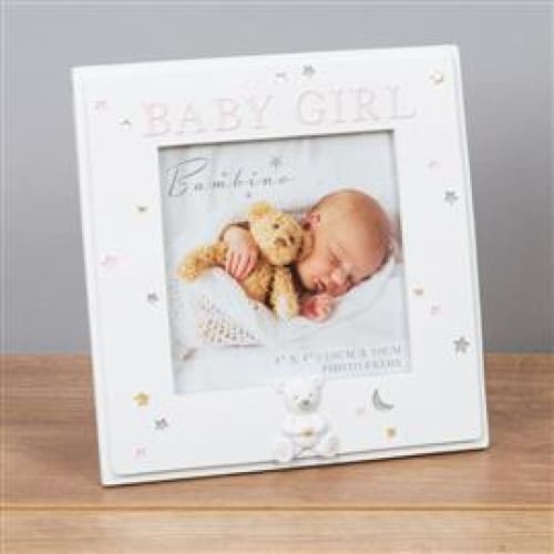Baby Girl Photo Frame 4" x 4"