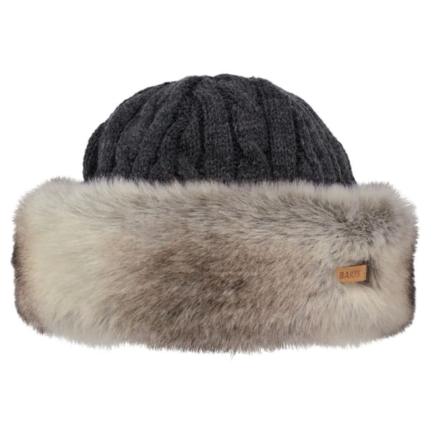 BARTS - Fur Cable Band Hat Heather Brown - Hats