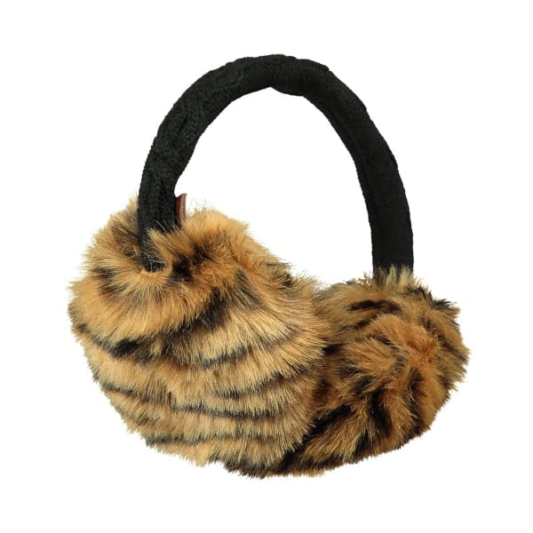 Barts Faux Fur Earmuffs In print brown one size