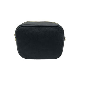 Black Handbag In Italian Leather