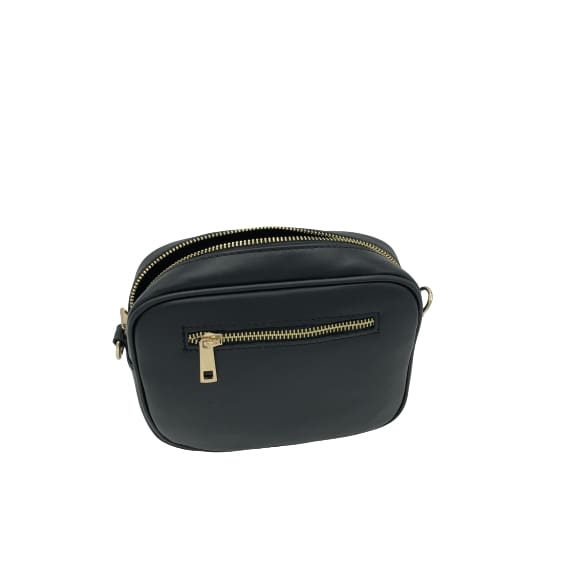 Black Handbag In Italian Leather
