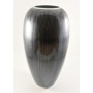 Brushed Black Vase