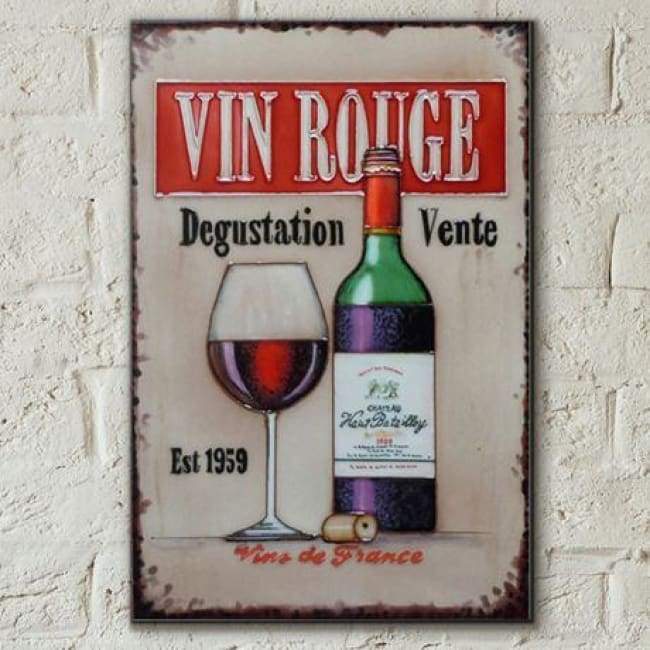 Ceramic Tile - Vin Rouge by Martin Wiscombe (8"x12")