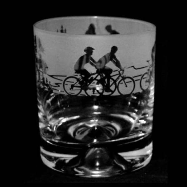 Milford Whisky Tumbler Glasses - Cycling - Gift - Glasses