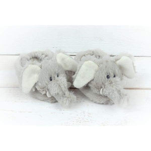Elephant Baby Slippers Grey