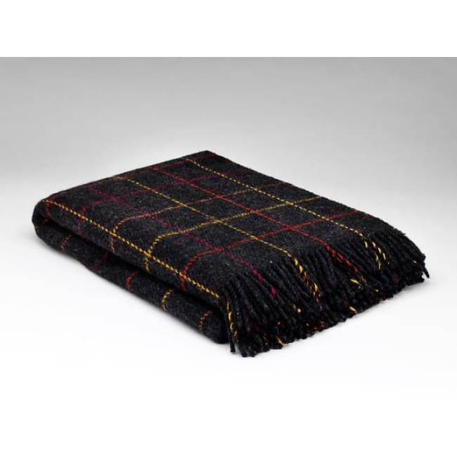 Firework Multi-check - Pure Wool Throw by McNutt