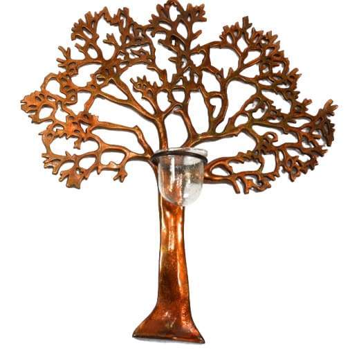 Large Wall Tree Copper colour With Votive Please contact the store for Shipping cost