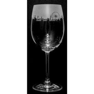 London Landmark Design Wine Glass