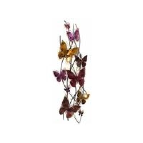 Metal Wall Art - Colourful Butterfly