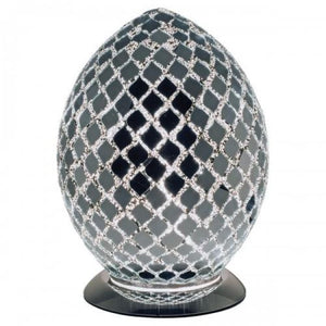 Mosaic Mirror Glass Egg Lamp