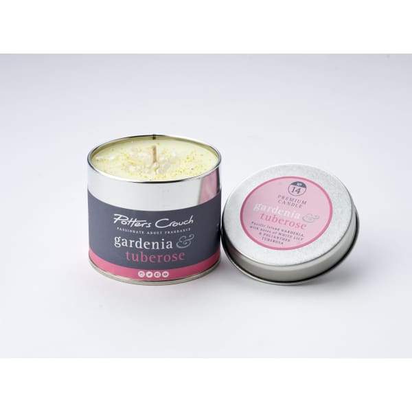 Gardenia & Tuberose Vegan Candle By Potters Crouch