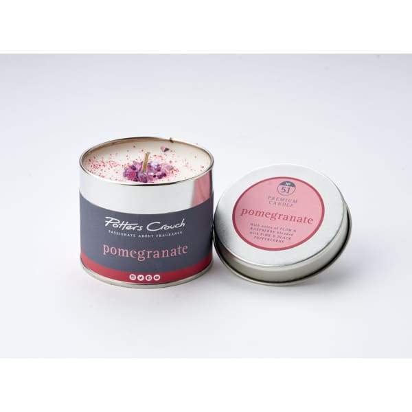 Pomegranate Scented Vegan Candle By Potters Crouch