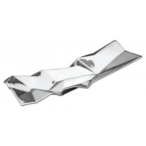 Silver Ceramic Angle Tray