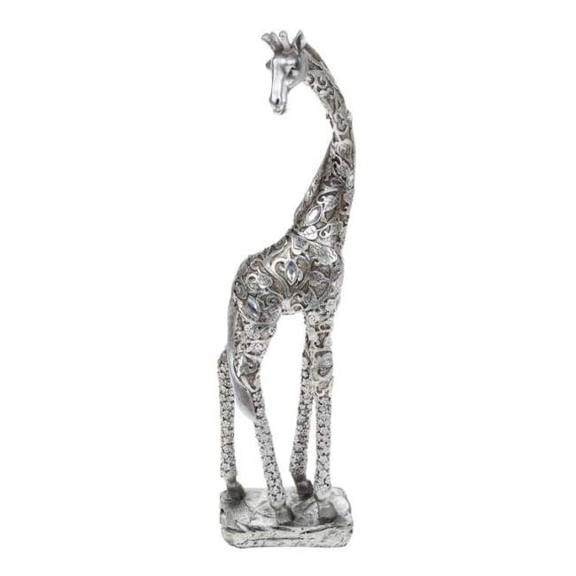 Silver Leaves Giraffe - Medium (38cm)