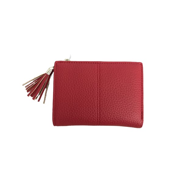 Small Faux Leather Purse in Red by Peace of Mind