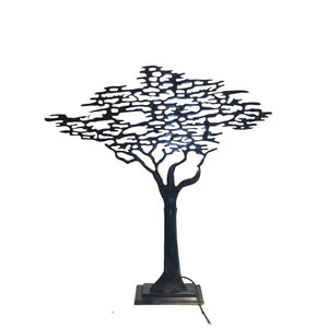 Small Tree Of Life Lamp - Oxidised Pewter Please contact the store for on-line orders to find out shipping cost