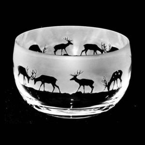 Stag Small Glass Bowl