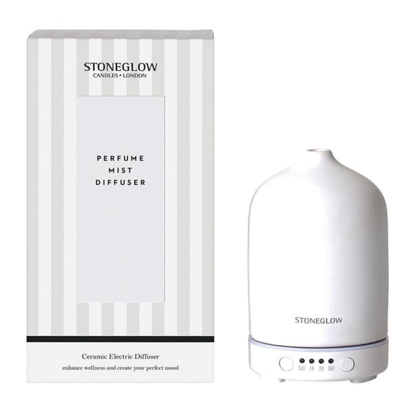 Stoneglow Fragrance Oil Mist Diffuser - White