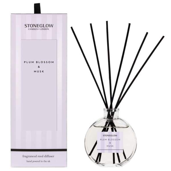 Stoneglow - Plum Blossom and Musk Reed Diffuser - Home - Diffuser