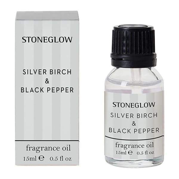 Stoneglow Silver Birch & Black Pepper Mist Diffuser Essential Oil (15ml)